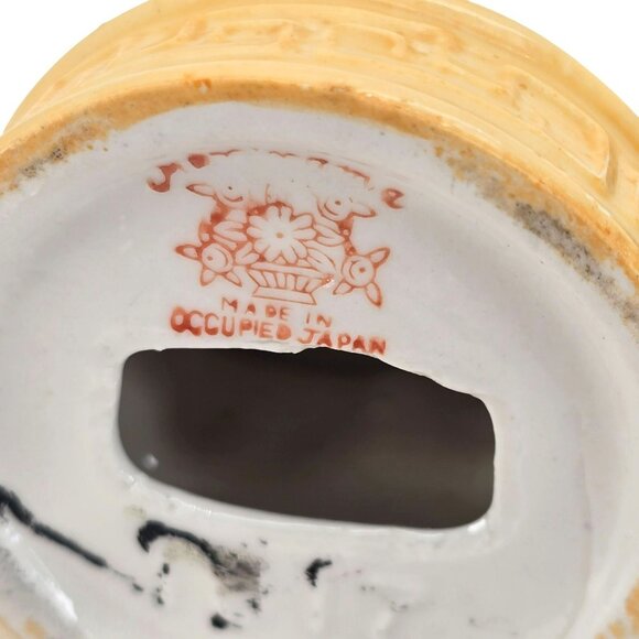 Occupied Japan Figurines Hand-Painted Chinese Porcelain Set Of 3 Men Woman JE268 - Picture 11 of 11